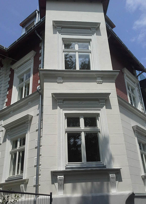 Beispiel für Außenstuck